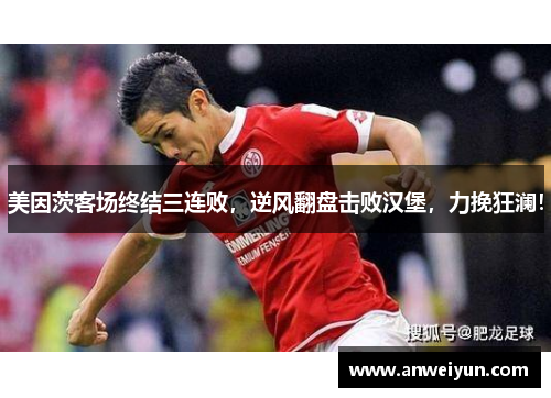 美因茨客场终结三连败，逆风翻盘击败汉堡，力挽狂澜！